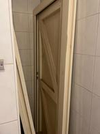 2x witte, crème deuren voor schuur / overkapping, Doe-het-zelf en Verbouw, Ophalen, 80 tot 100 cm, Binnendeur, Nieuw