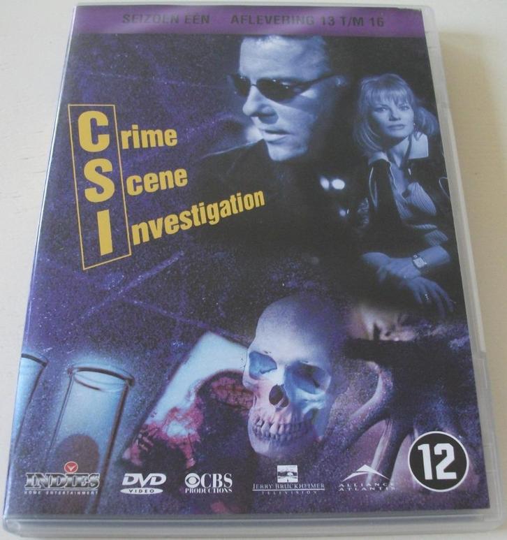 Dvd *** CSI *** Seizoen 1: Aflevering 13 t/m 16, Cd's en Dvd's, Dvd's | Tv en Series, Gebruikt, Thriller, Vanaf 12 jaar, Ophalen of Verzenden