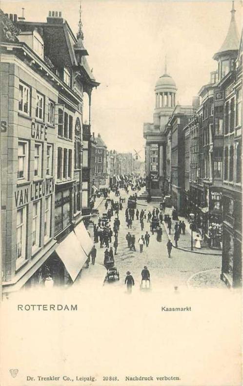 (380-249-009) Rotterdam Kaasmarkt, Verzamelen, Ansichtkaarten | Nederland, Zuid-Holland, Voor 1920, Verzenden