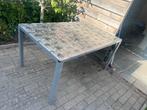 Mooie Tafel €10, Tuin en Terras, Ophalen, Gebruikt, Rechthoekig, Metaal