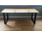 WOOOD Tablo Tafel met U-poot - Eiken - 75x200x90, 50 tot 100 cm, Teakhout, 150 tot 200 cm, Modern, hout en staal, industrieel, barok, massief, degelijke