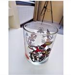 looney tunes penotti warner bros/limonade glas uit 2000, Ophalen of Verzenden, Zo goed als nieuw, Frisdrankglas