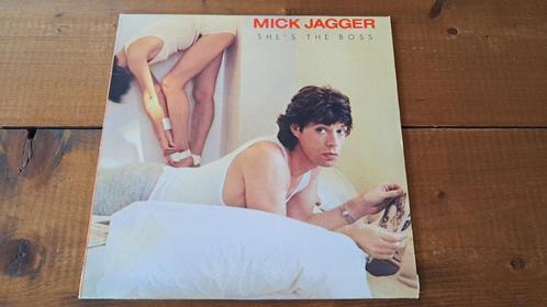 lp album Mick Jagger - She's The Boss, Cd's en Dvd's, Vinyl | Rock, Gebruikt, Poprock, 12 inch, Ophalen of Verzenden