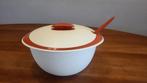 dubbelwandige tupperware serveerkom, Huis en Inrichting, Keuken | Tupperware, Ophalen of Verzenden, Zo goed als nieuw, Crème, Bak of Kom
