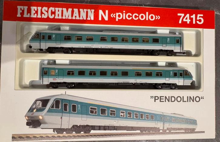 Fleischmann 7415 N-spoor Treinstel BR 610 "Pendolino" DB, Hobby en Vrije tijd, Modeltreinen | N-Spoor, Zo goed als nieuw, Treinset