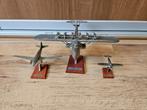 3 metalen vliegrtuig modellen, Verzamelen, Ophalen of Verzenden, Gebruikt, Schaalmodel