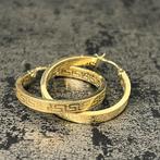 14k gouden oorbellen Versace model