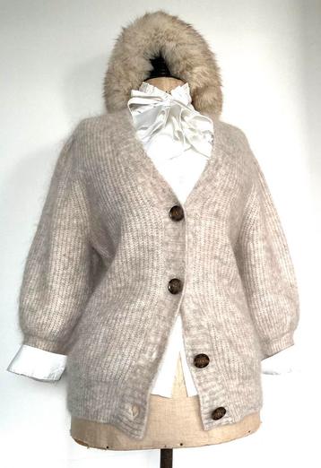 NIEUW Studio Anneloes mohair wollen vest maat M L 38 40 42 beschikbaar voor biedingen