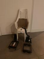 Bobike Achterzitje Wit/Camel - Compleet met Bevestiging, Fietsen en Brommers, Ophalen, Gebruikt, Achterzitje, Voetsteuntjes