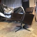 FSM Pavo Shelby design fauteuil stoel bruin leer CHROOM, Leer, 75 tot 100 cm, Ophalen