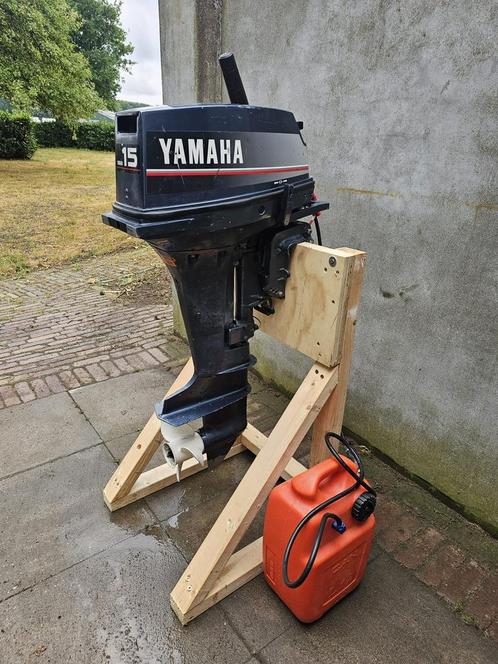 Yamaha 15 pk 2-tact, Watersport en Boten, Buiten- en Binnenboordmotoren, Gebruikt, Benzine, Buitenboordmotor, 10 tot 30 pk, Ophalen