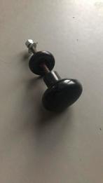 Meubelknop, deurknop zwart bakeliet, Ophalen of Verzenden, Zo goed als nieuw, Staal, Oor- of Traguspiercing