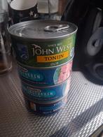 5 blikken tonijn in water 4 stuks 1 in olie, Ophalen