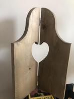 3x handgemaakte steigerhout raamluik met uitgesneden hart, Huis en Inrichting, Woonaccessoires | Kamerschermen, Ophalen of Verzenden