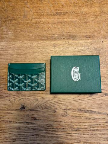 Goyard Kaarthouder | Met bonnetje | Groen beschikbaar voor biedingen