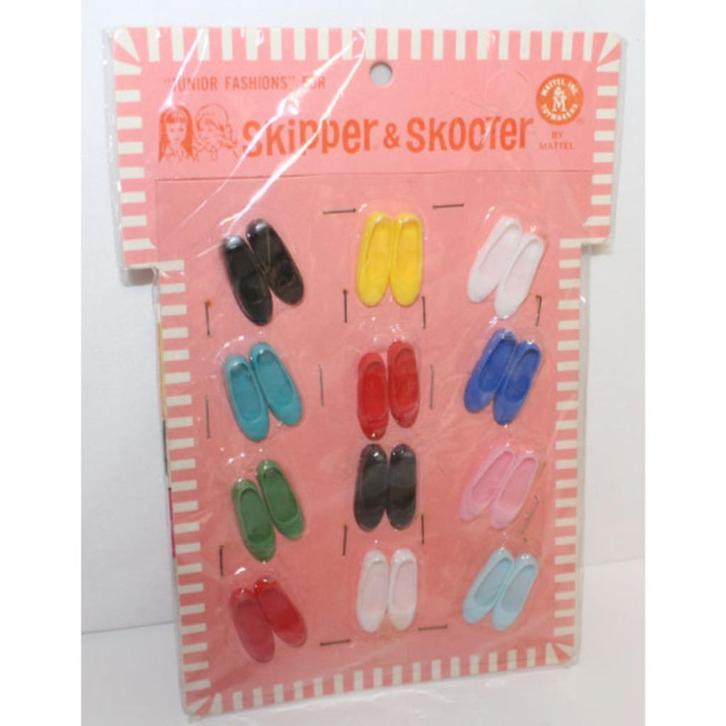 Barbie vintage Skipper Shoe Parade, Verzamelen, Poppen, Zo goed als nieuw, Kleertjes, Ophalen of Verzenden