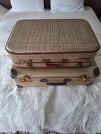 2 prachtige Vintage Retro Jaren 50 Koffers - Set van 2, Overige materialen, Gebruikt, Slot, Ophalen of Verzenden