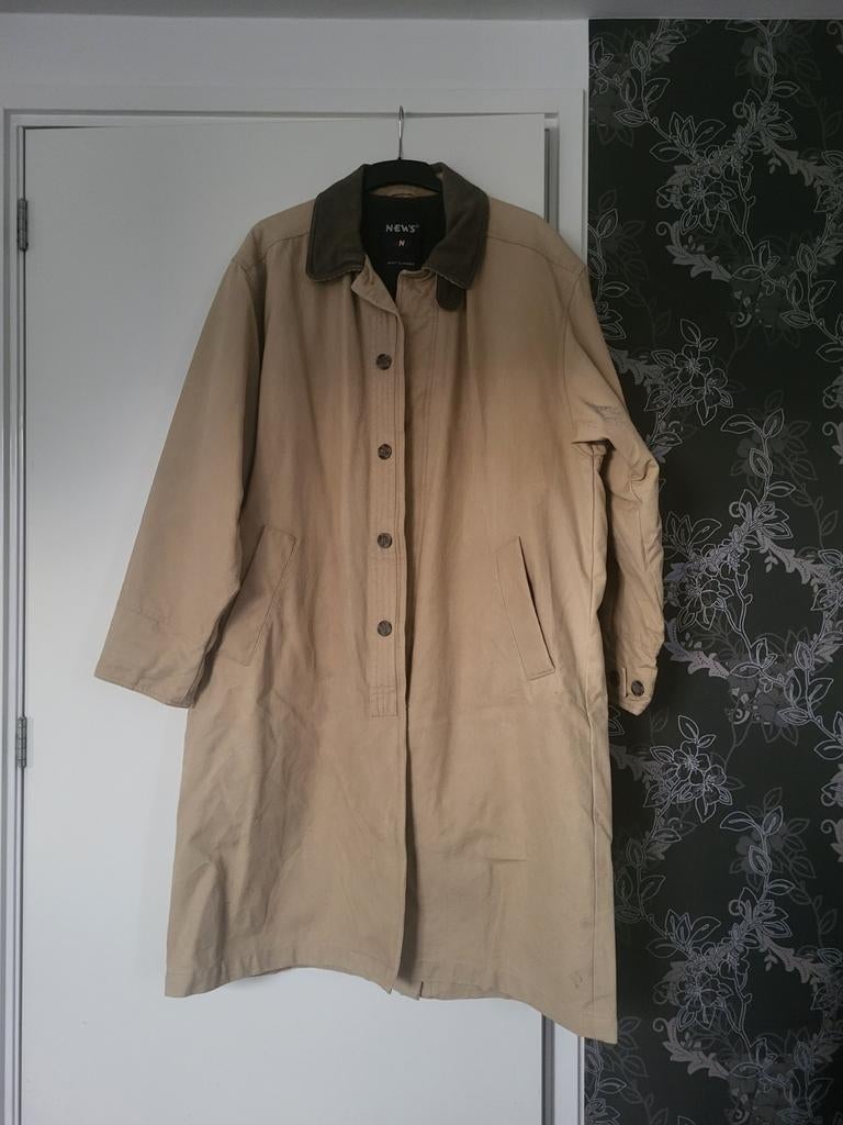 Lange heren jas, Ophalen of Verzenden, Maat 56/58 (XL)