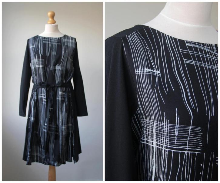 DiDi - NIEUW / prachtige jurk / zwart wit / maat 34 XS S, Kleding | Dames, Jurken, Nieuw, Maat 34 (XS) of kleiner, Zwart, Boven de knie