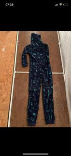 Onesie huispak game gaming blauw groen mt 134/140, Ophalen of Verzenden, Zo goed als nieuw, Jongen of Meisje, Nacht- of Onderkleding