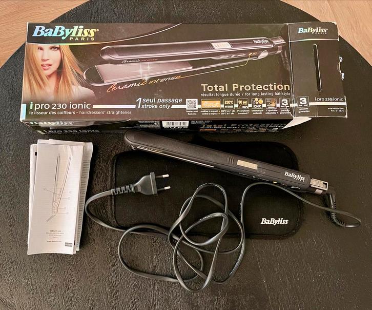 Babyliss iPro 230 Ionic Stijltang, Sieraden, Tassen en Uiterlijk, Uiterlijk | Haarverzorging, Zo goed als nieuw, Krultang of Stijltang
