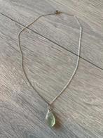 Ketting met hanger druppel Fluoriet, Sieraden, Tassen en Uiterlijk, Edelstenen, Nieuw, Ophalen of Verzenden