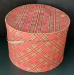 Hoedendoos Schotse ruit Maison de Bonneterie Amsterdam, Ophalen of Verzenden