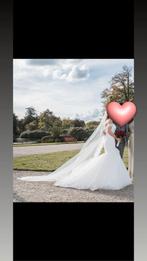 Mermaid trouwjurk inclusief sluier, Ophalen, Trouwjurk, Wit, Zo goed als nieuw