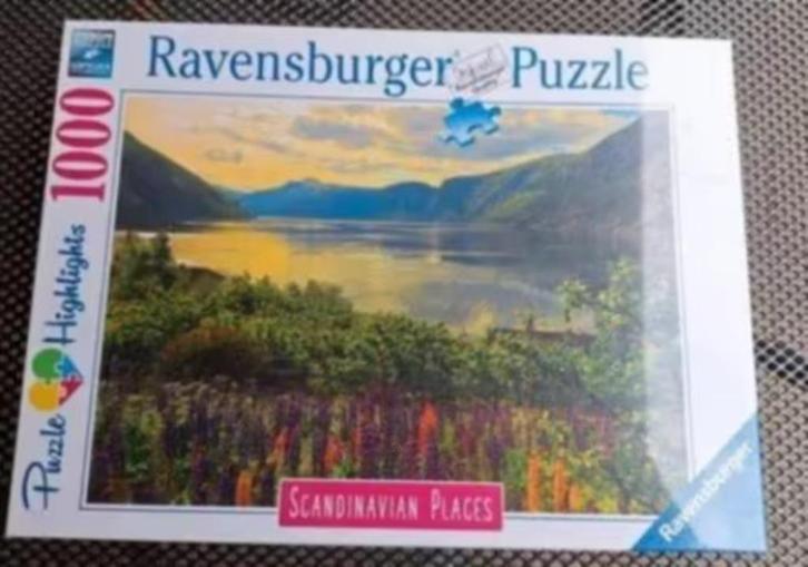 Ravensburger Puzzel Fjord Noorwegen 1000 stukjes - Nieuw, Hobby en Vrije tijd, Denksport en Puzzels, Nieuw, Legpuzzel, 500 t/m 1500 stukjes