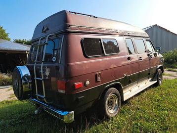 Chevy van 20,youngtimer,camper,5.7 v8 lpg,koopje! beschikbaar voor biedingen