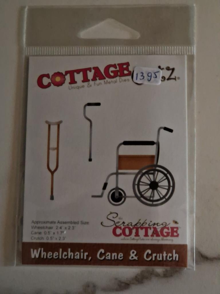 Cottage Cutz Snijmal CC-397 Rolstoel, Kruk, Loopstok, Ophalen of Verzenden