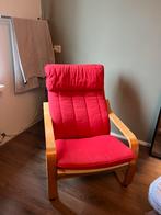 IKEA Fauteuil rood, Huis en Inrichting, Fauteuils, Ophalen, Zo goed als nieuw