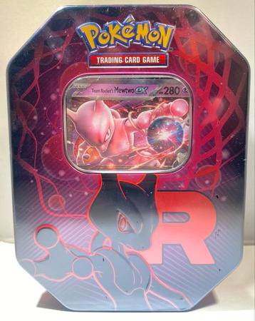 Pokémon Team Rocket's Mewtwo EX Tin beschikbaar voor biedingen