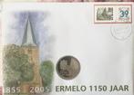 Persoonlijke postzegel Ermelo 1150 jaar lees verder, Ophalen of Verzenden, Na 1940, Gestempeld