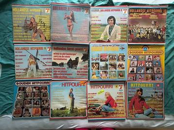 12 LP's Hitpourri (ook per stuk te koop) beschikbaar voor biedingen