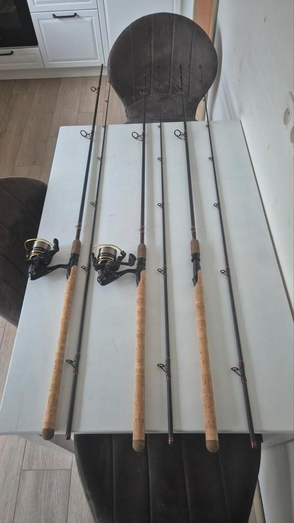 Complete Doodaas Set - Spro Ridge Classix 10ft, Watersport en Boten, Hengelsport | Roofvissen, Nieuw, Complete set, Ophalen of Verzenden