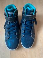 Blauwe hoge skechers met glitters maat 37, Gebruikt, Meisje, Schoenen, Skechers