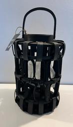 Pomax zwart windlicht, Overige materialen, Zwart, Nieuw, Ophalen of Verzenden