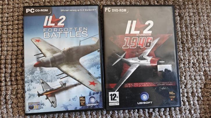IL-2 Sturmovik bundel PC CD ROM, Spelcomputers en Games, Games | Pc, Zo goed als nieuw, Racen en Vliegen, 1 speler, Vanaf 12 jaar