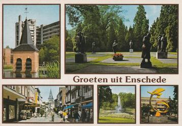 ENSCHEDE Toren Vijver Straat Beelden Groeten  beschikbaar voor biedingen