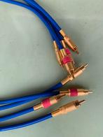 2 sets Nagaoka rca interlinks ( lengte 110cm, Ophalen of Verzenden, Zo goed als nieuw, Minder dan 2 meter, Interlink-kabel