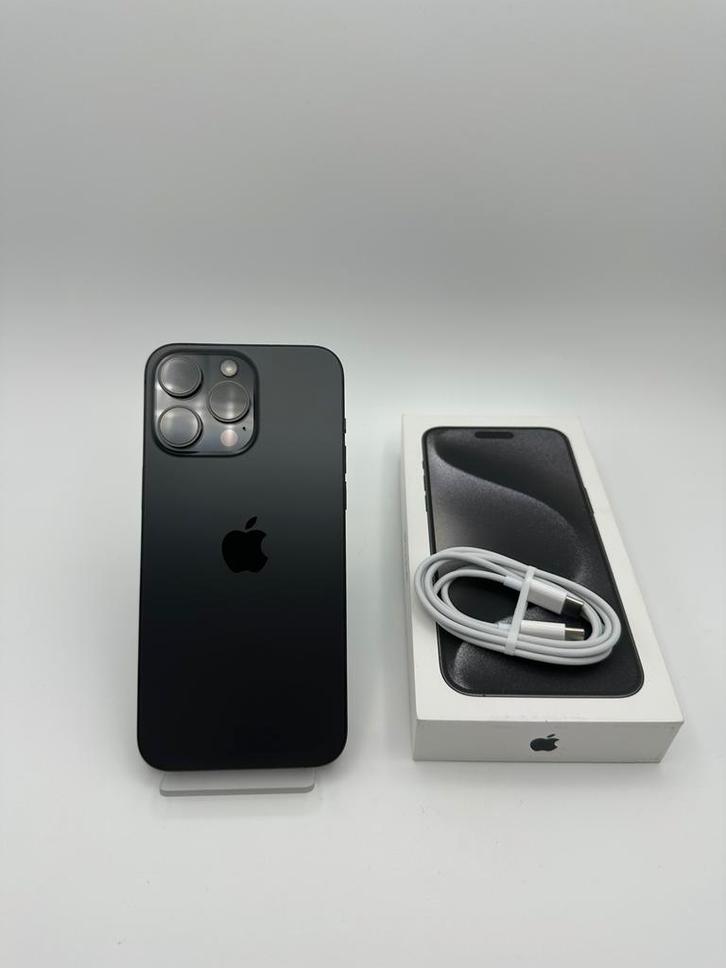 Iphone 15 Pro Max 256 GB (Black Titanium) / Inruil mogelijk!, Telecommunicatie, Mobiele telefoons | Apple iPhone, Gebruikt, 256 GB