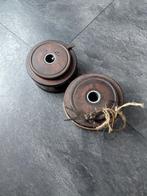 Vintage Houten Spoelen met Schaar, Antiek en Kunst, Antiek | Gereedschap en Instrumenten, Ophalen