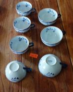 7 kop en schotels, Antiek en Kunst, Antiek | Servies los, Ophalen