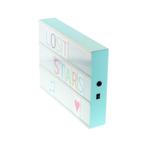 Lightbox letterbox A4 light kinderkamer lichtbox lichtbak, Ophalen of Verzenden, Nieuw, Minder dan 50 cm