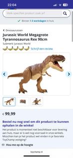 Verschillende Jurassic world dinos groot +-100 cm, Ophalen, Zo goed als nieuw