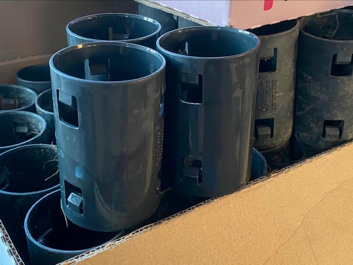 Koppelstukken drainageslang mof drainbuis, Doe-het-zelf en Verbouw, Buizen en Afvoer, Nieuw, Pvc, Minder dan 2 meter, 80 mm of meer