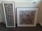 Pollock (zeefdruk) Schilderijen - Set van 2, Ophalen of Verzenden