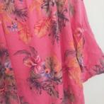 Mooie koraalrood, linnen blouse van Paprika maat 46, Ophalen of Verzenden, Gedragen, Maat 46/48 (XL) of groter