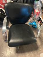 Twee kapperstoelen, Huis en Inrichting, Stoelen, Ophalen, Gebruikt, Twee, Zwart